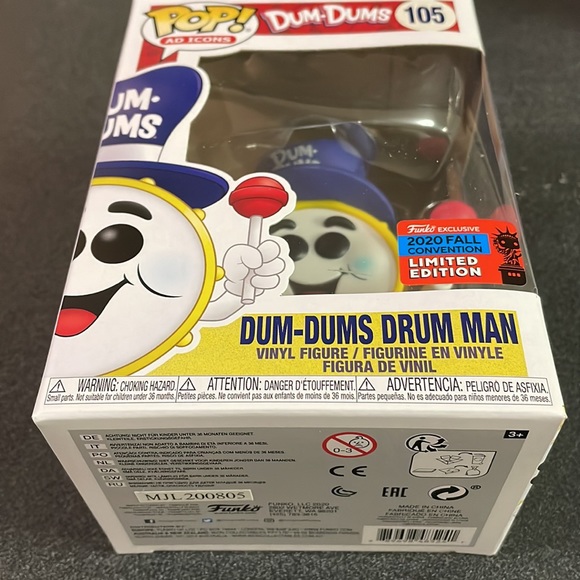 Pop! Ad Icons # 105 DUM-DUMS DRUM MAN - Picture 8 of 8
